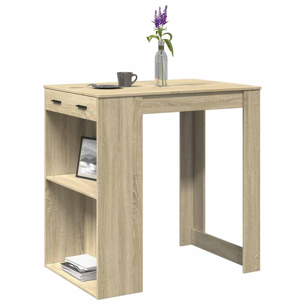 Tavolo da Bar Rovere Sonoma 102x70x103,5 cm in Truciolato 3309323