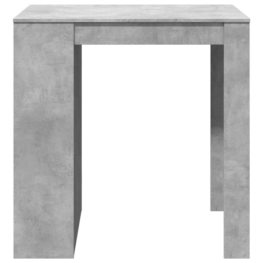 Tavolo da Bar Grigio Cemento 102x70x103,5 cm in Truciolato 3309324