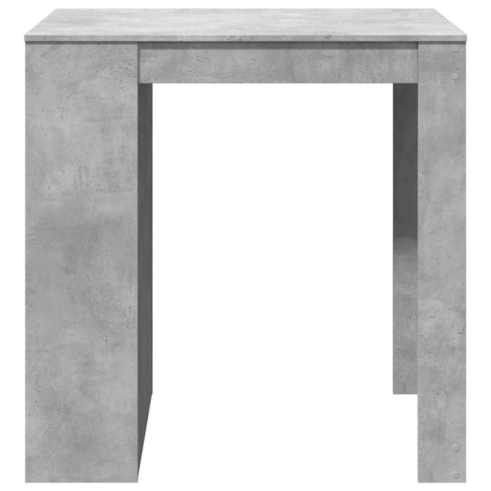 Tavolo da Bar Grigio Cemento 102x70x103,5 cm in Truciolato 3309324