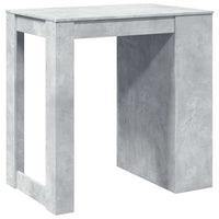 Tavolo da Bar Grigio Cemento 102x70x103,5 cm in Truciolato 3309324