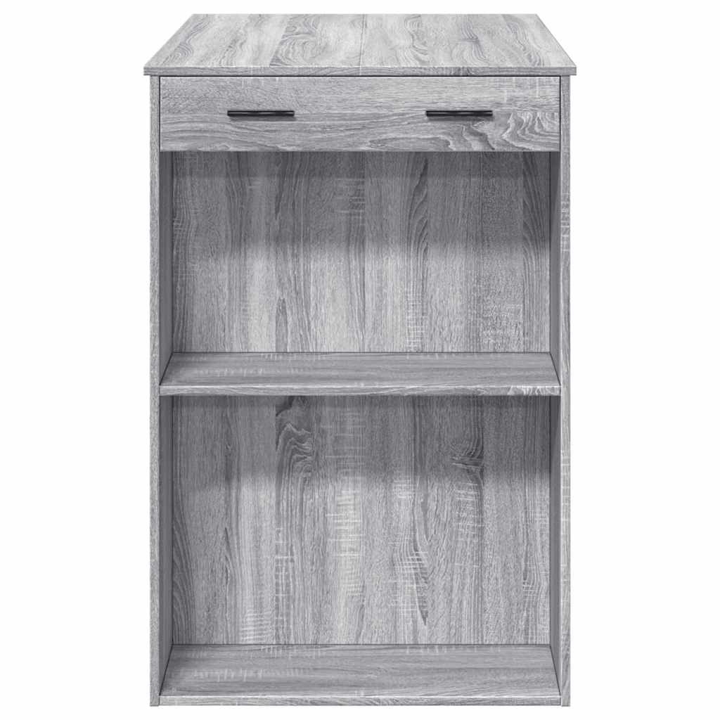 Tavolo da Bar Grigio Sonoma 102x70x103,5 cm in Truciolato 3309326