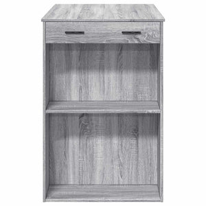 Tavolo da Bar Grigio Sonoma 102x70x103,5 cm in Truciolato 3309326