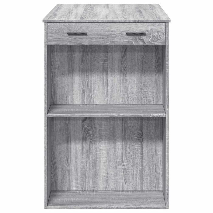 Tavolo da Bar Grigio Sonoma 102x70x103,5 cm in Truciolato 3309326