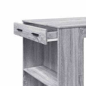 Tavolo da Bar Grigio Sonoma 102x70x103,5 cm in Truciolato 3309326