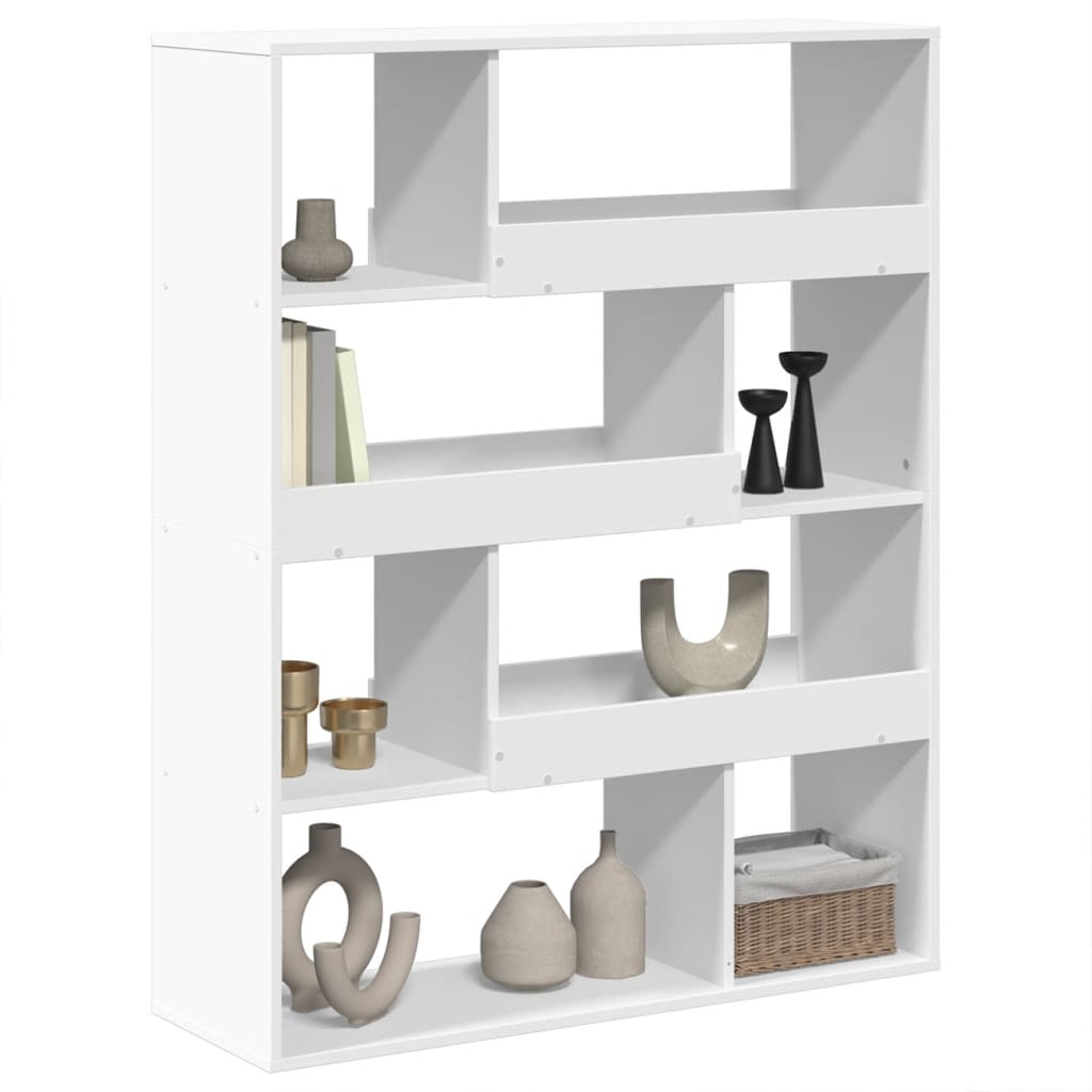 Libreria Bianca 100x33x125,5 cm in Truciolato 3309330