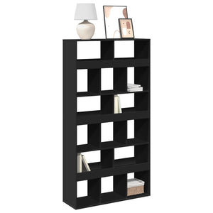 vidaXL Divisorio Stanza Nero 100x33x187,5 cm in Truciolato