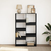 Libreria Nera 100x33x155,5 cm in Legno Multistrato 3309394