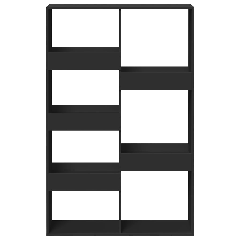 Libreria Nera 100x33x155,5 cm in Legno Multistrato 3309394