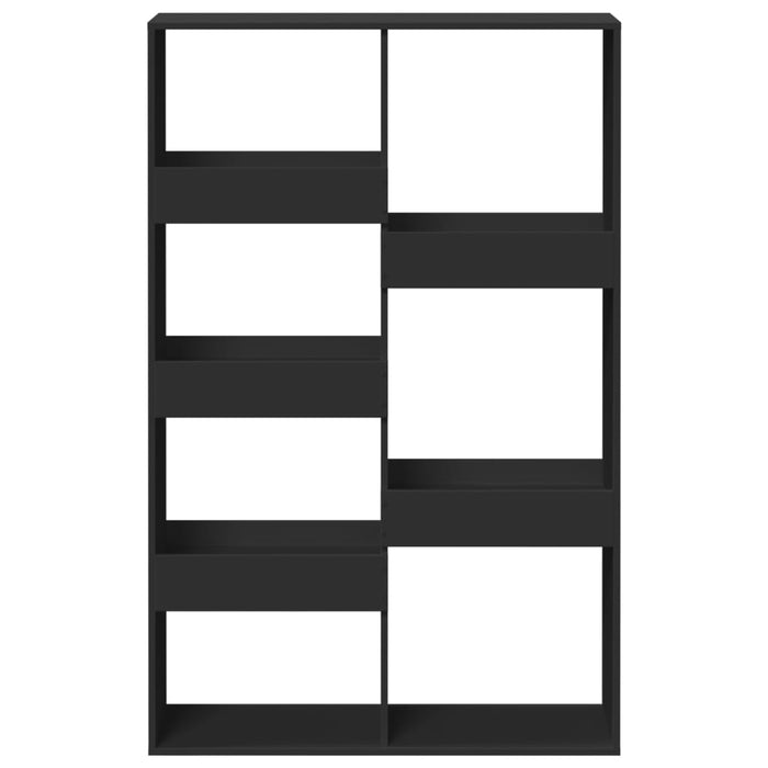 Libreria Nera 100x33x155,5 cm in Legno Multistrato 3309394