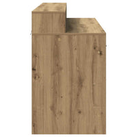 Scrivania con Luci LED Rovere 120x55x91 cm in Legno Multistrato 3309419