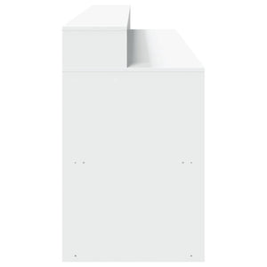 Scrivania con Luci LED Bianca 200x55x91 cm in Truciolato 3309438