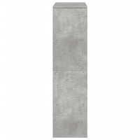 Divisorio Stanza Grigio Cemento 100x33x125,5 cm in Truciolato 3309486