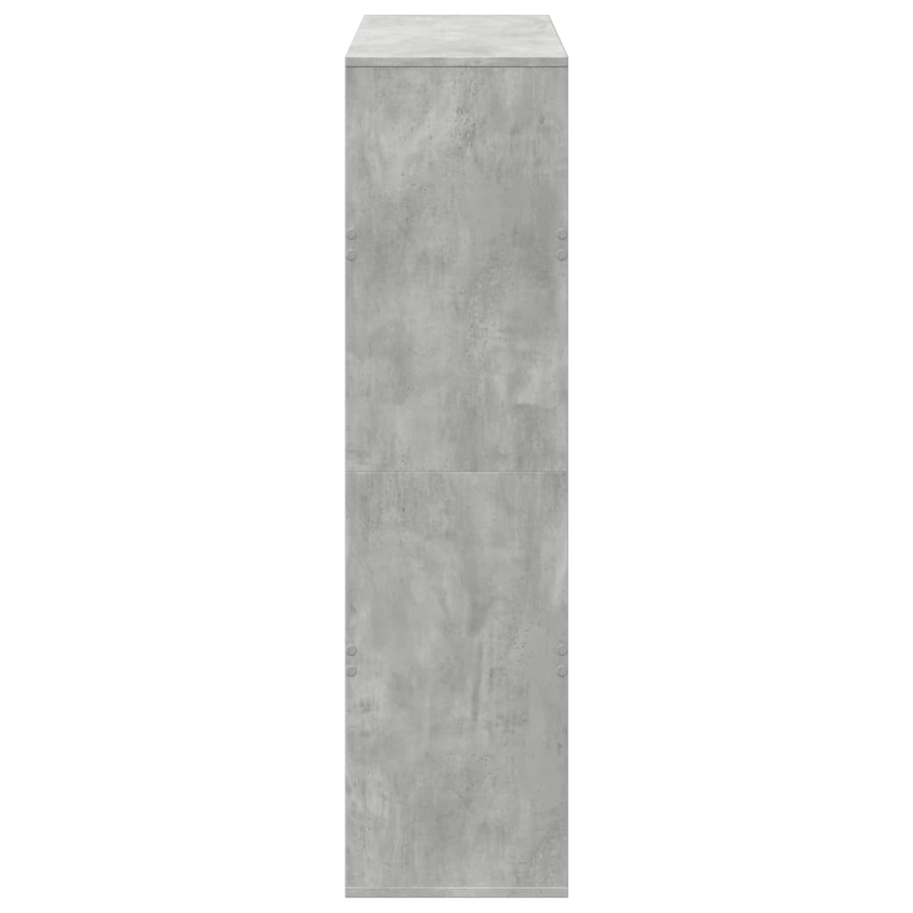 Divisorio Stanza Grigio Cemento 100x33x125,5 cm in Truciolato 3309522