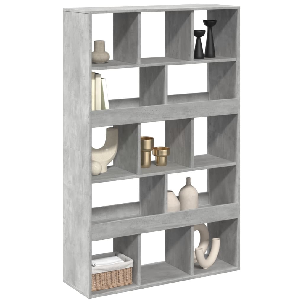 Libreria Grigio Cemento 100x33x156,5 cm in Truciolato 3309531