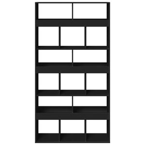 Divisorio Stanza Nero 100x33x187,5 cm in Truciolato 3309538