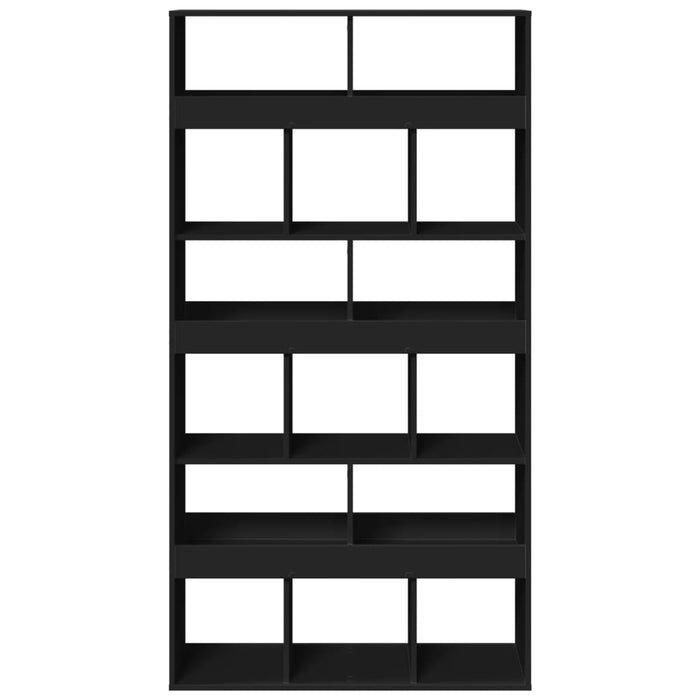 Divisorio Stanza Nero 100x33x187,5 cm in Truciolato 3309538