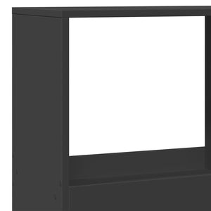 vidaXL Divisorio Nero 100x33x175 cm in Truciolato