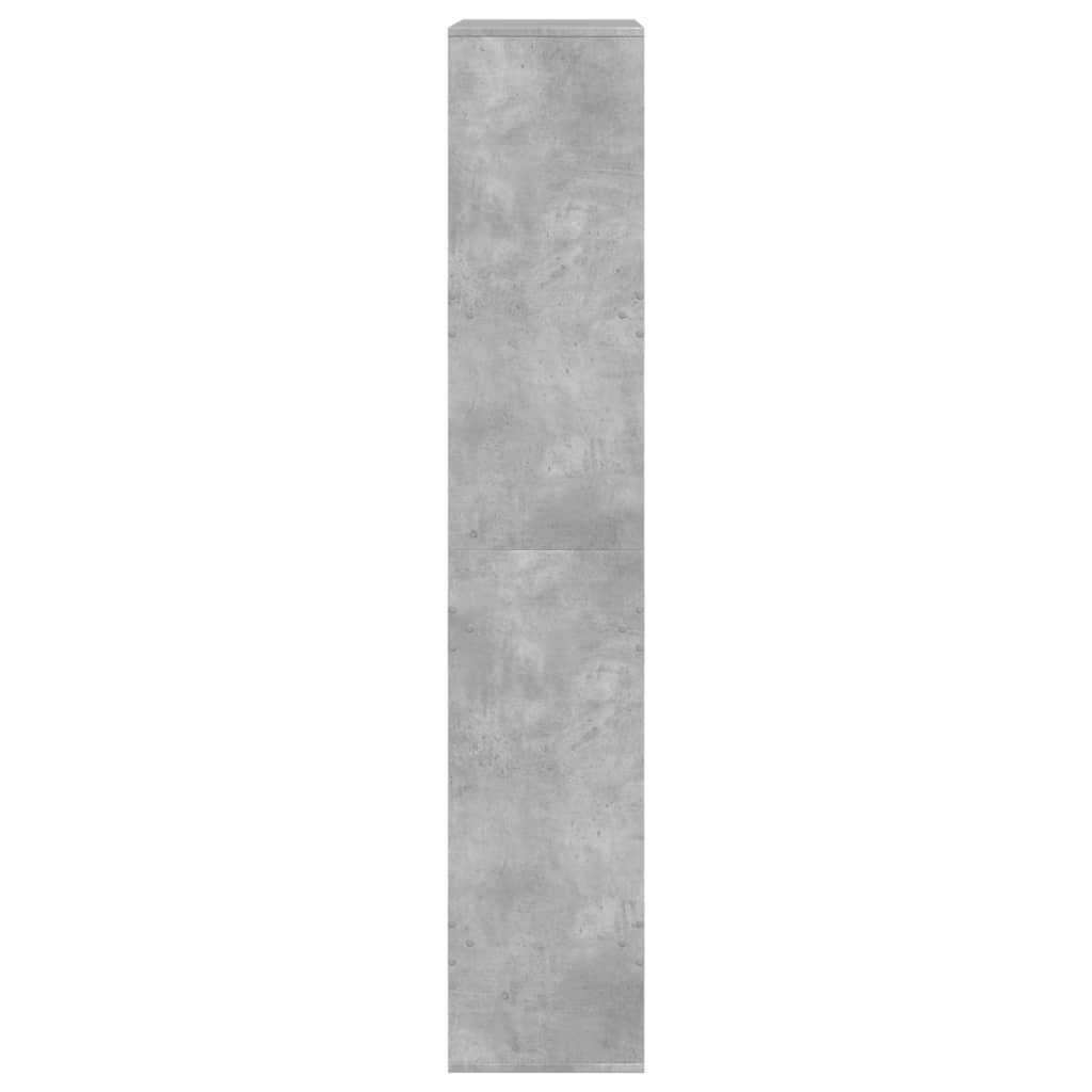 vidaXL Divisorio Grigio Cemento 100x33x175 cm in Truciolato