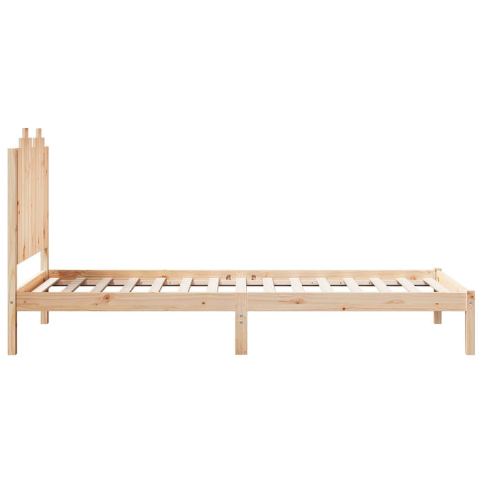vidaXL Giroletto Extra Lungo senza Materasso 100x210 cm Legno Massello