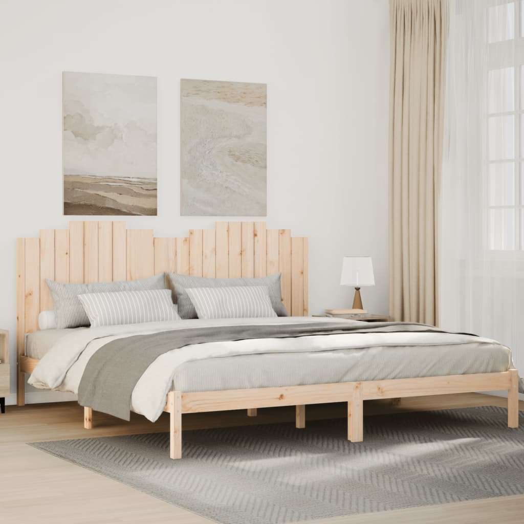 vidaXL Giroletto Extra Lungo senza Materasso 180x220 cm Legno Massello