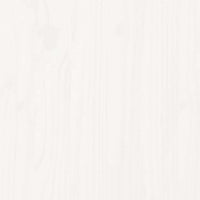 vidaXL Giroletto Extra Lungo senza Materasso Bianco 140x210cm Massello