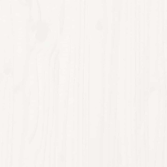 vidaXL Giroletto Extra Lungo senza Materasso Bianco 140x210cm Massello