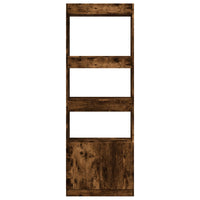 vidaXL Credenza Rovere Fumo 63x33x180 cm in Truciolato