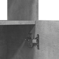 vidaXL Credenza Grigio Cemento 92x33x140 cm in Legno Multistrato