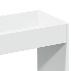 vidaXL Credenza Bianca 92x33x180 cm in Legno Multistrato