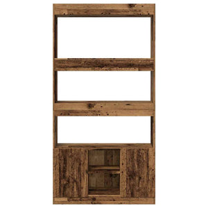 vidaXL Credenza Legno Antico 92x33x180 cm in Legno Multistrato