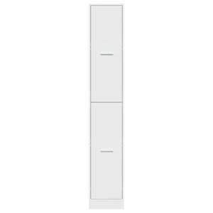 Mobiletto da Farmacia Bianco 30x41x174,5 cm Legno Agglomerato 3309627