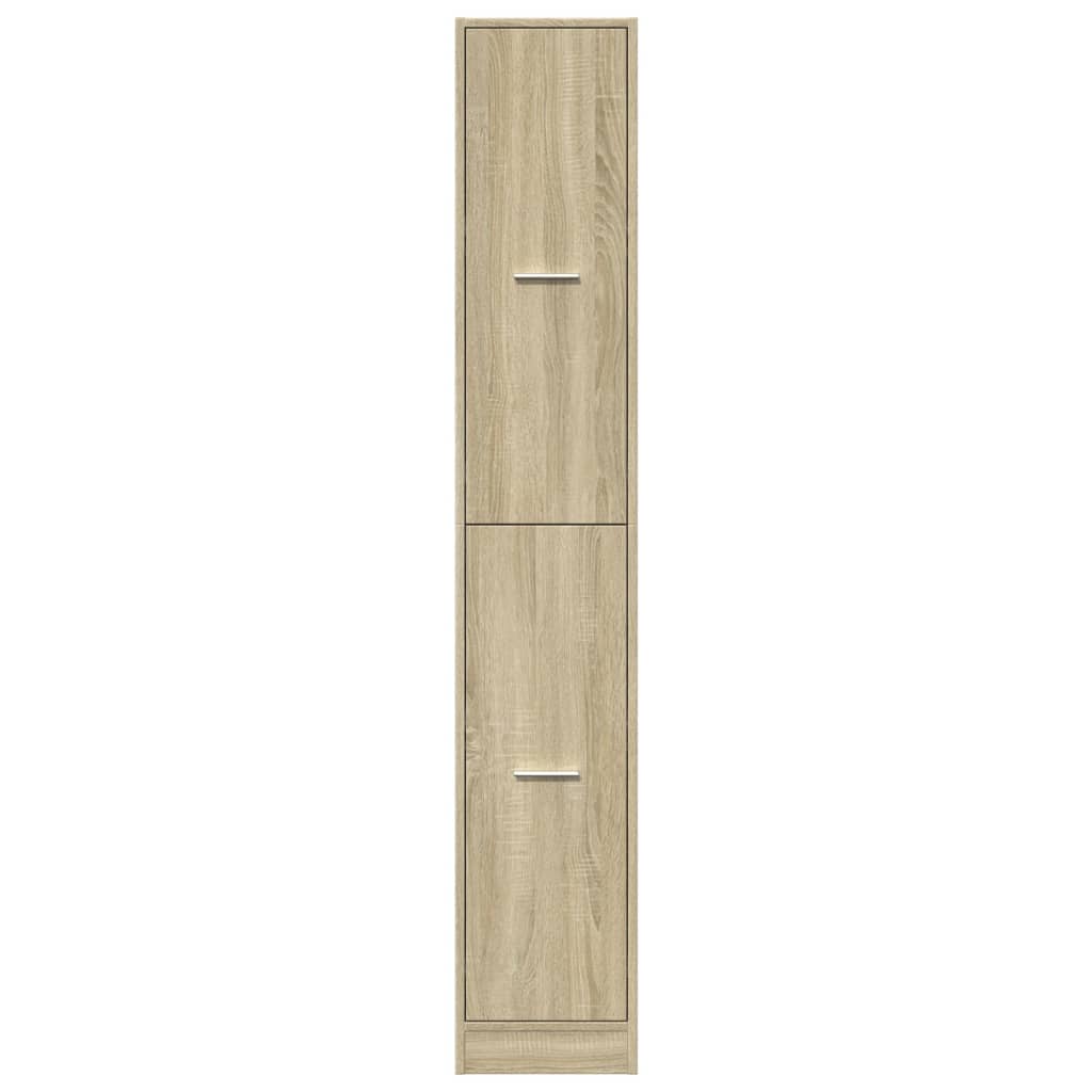 Armadietto da Farmacia Rovere Sonoma 30x41x174,5 cm Truciolato 3309629
