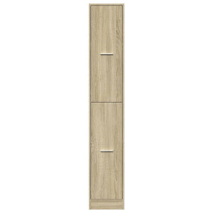 Armadietto da Farmacia Rovere Sonoma 30x41x174,5 cm Truciolato 3309629