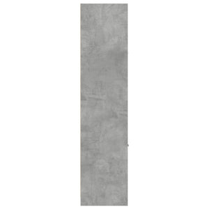 vidaXL Armadietto da Farmacia Grigio Cemento 30x41x174,5 cm Truciolato