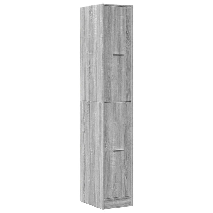 Armadietto da Farmacia Grigio Sonoma 30x41x174,5 cm Truciolato 3309632