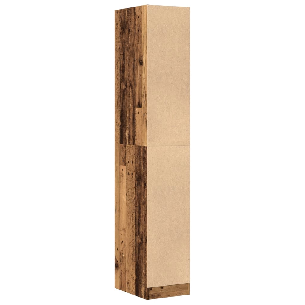Armadietto da Farmacia Legno Vecchio 30x41x174,5 cm Truciolato