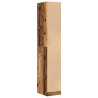Armadietto da Farmacia Legno Vecchio 30x41x174,5 cm Truciolato