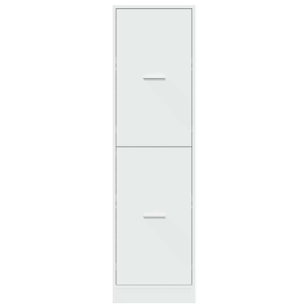 Armadietto da Farmacia Bianco 40x41x144,5 cm in Truciolato 3309636