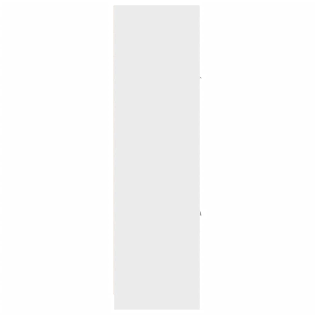 Armadietto da Farmacia Bianco 40x41x144,5 cm in Truciolato 3309636
