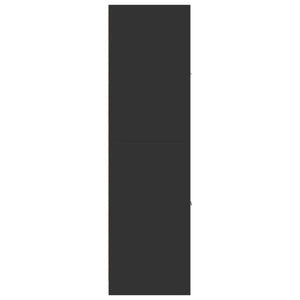 Armadietto da Farmacia Nero 40x41x144,5 cm in Truciolato 3309637