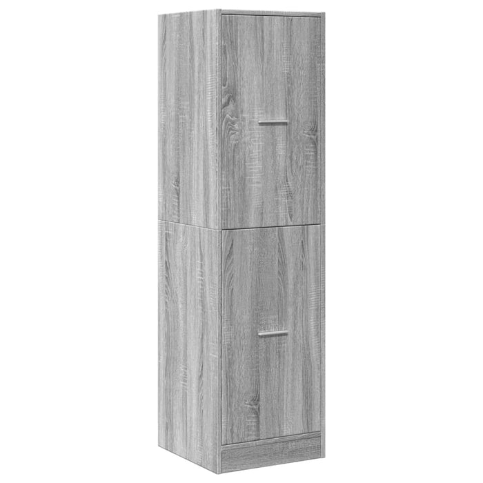 Armadietto da Farmacia Grigio Sonoma 40x41x144,5 cm Truciolato 3309641