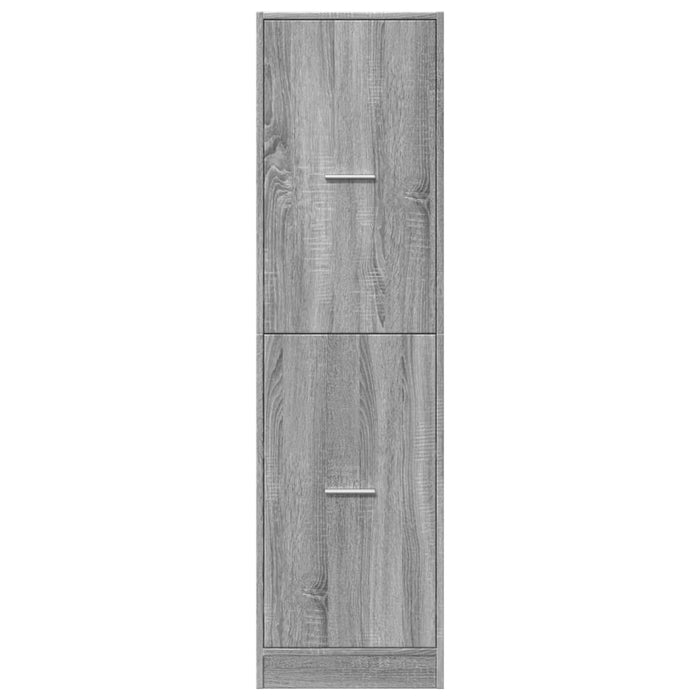 Armadietto da Farmacia Grigio Sonoma 40x41x144,5 cm Truciolato 3309641