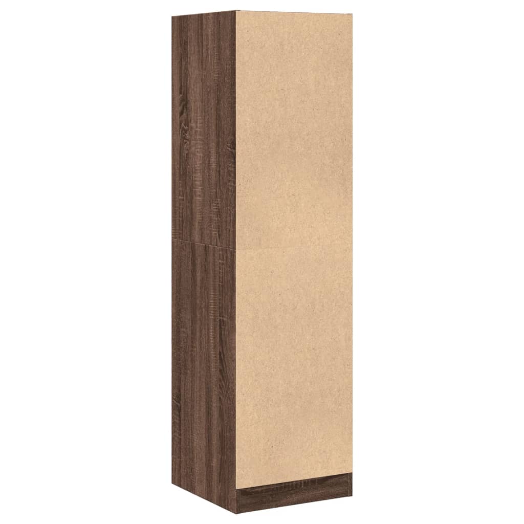 Armadietto da Farmacia Rovere Marrone 40x41x144,5 cm Truciolato