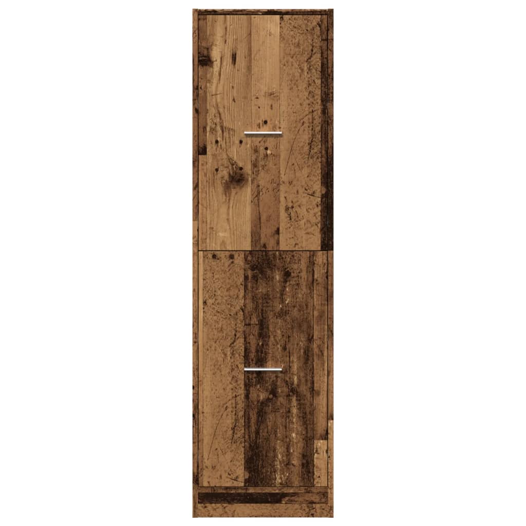 Armadietto da Farmacia Legno Vecchio 40x41x144,5 cm Truciolato