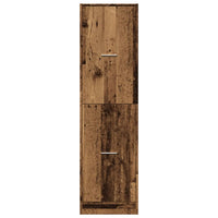 Armadietto da Farmacia Legno Vecchio 40x41x144,5 cm Truciolato