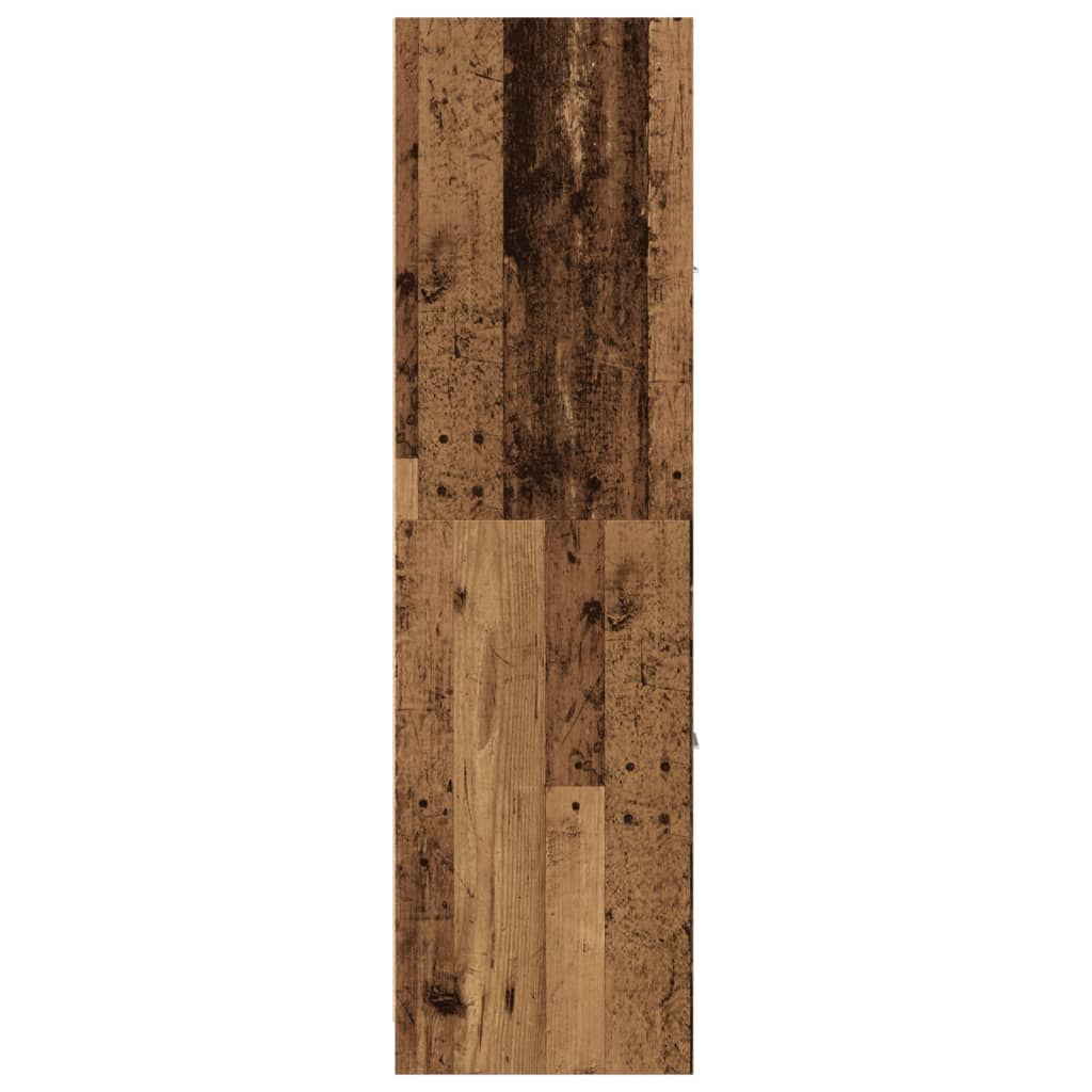 Armadietto da Farmacia Legno Vecchio 40x41x144,5 cm Truciolato