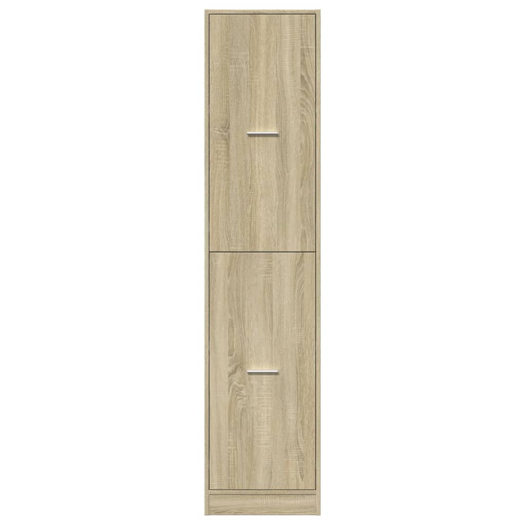 Armadietto da Farmacia Rovere Sonoma 40x41x174,5 cm Truciolato 3309647