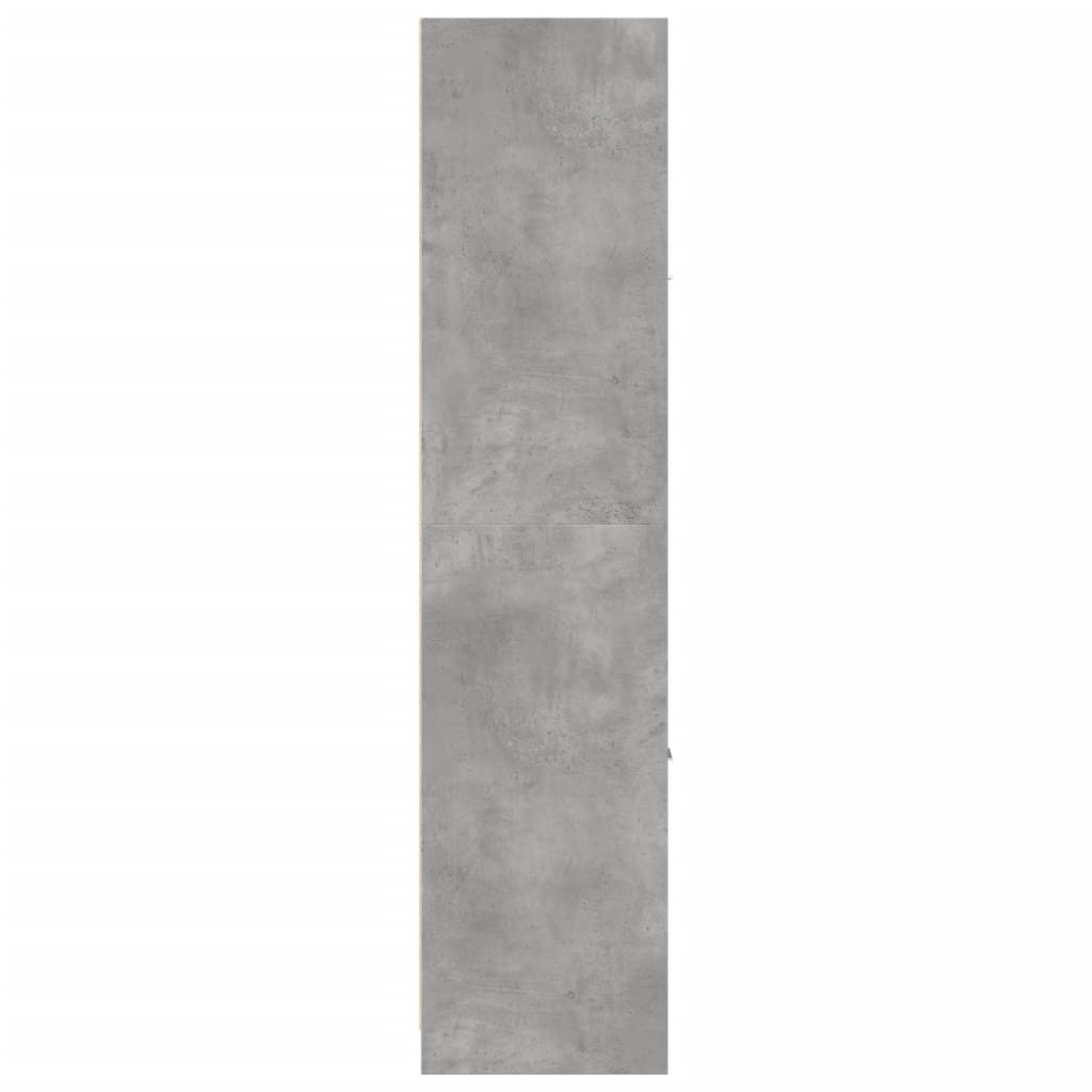 Armadietto da Farmacia Grigio Cemento 40x41x174,5 cm Truciolato 3309648