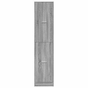 Armadietto da Farmacia Grigio Sonoma 40x41x174,5 cm Truciolato 3309650