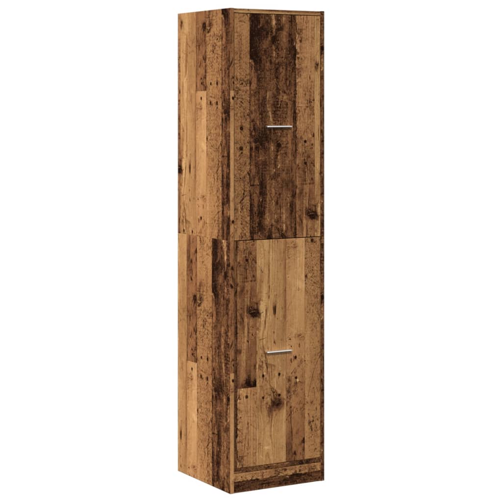 vidaXL Armadietto da Farmacia Legno Vecchio 40x41x174,5 cm Truciolato